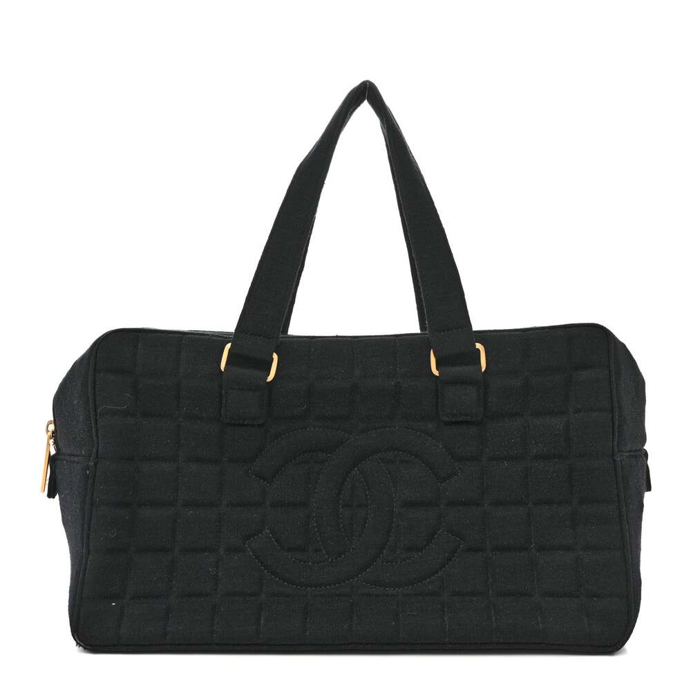 Chanel Jersey Square Quilted Bowler #250316C62B